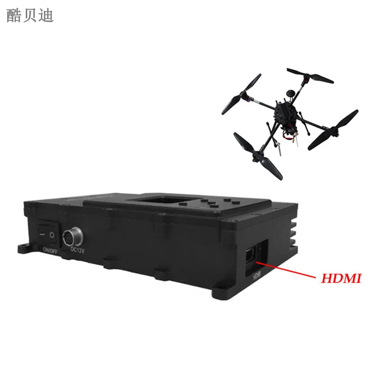 1080P HD COFDM Transmitter 40KM LOS UAV Video Transmission System HDMI