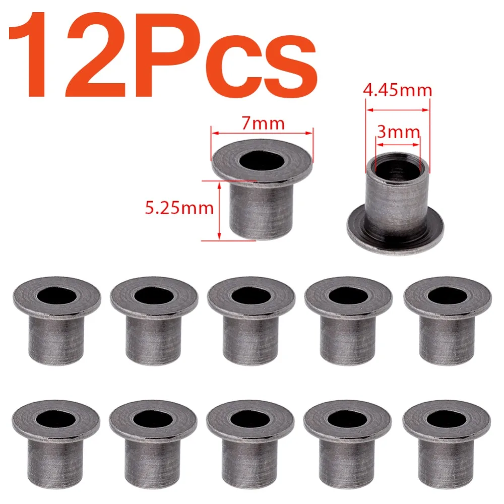 12 шт. рулевая панель втулка для 1/10 R/C модели автомобиля запасные части оборудования подходит HPI пуля MT 3,0 WR8 флюс Redcat HSP 02101