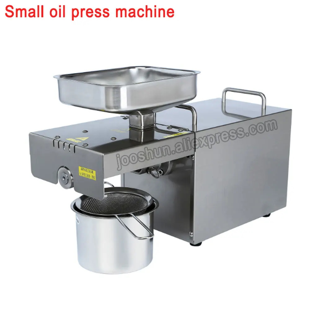 Homemade coconut oil press, cold oil extraction machine, cocoa beans