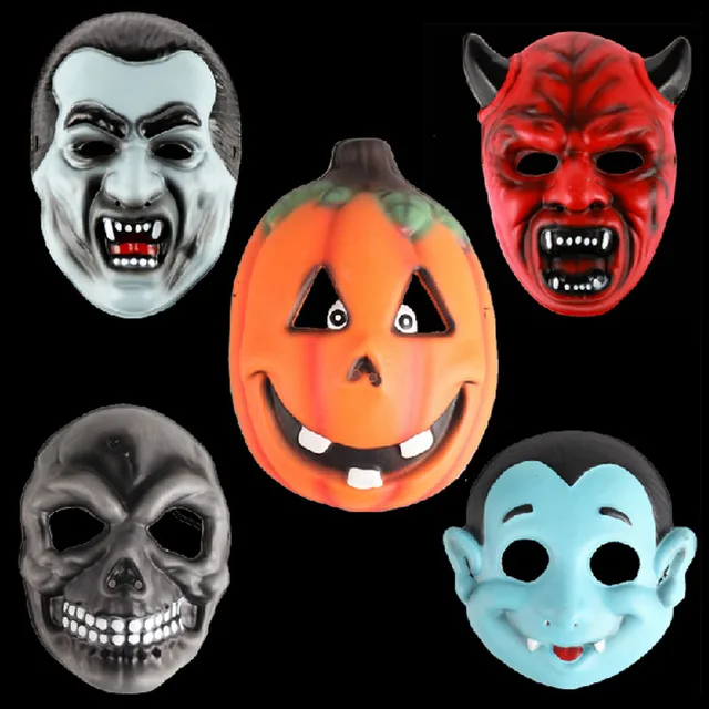 Mask Halloween Masks Scary Pumpkin Ghost Mask Full Face Skeleton Horror Masquerade Mask for