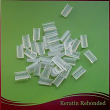 1000 шт. кератин ногтей кончиком Rebonded наращивание волос кератин склеивание клей гранулы слияние ногтей U совет Rebonds
