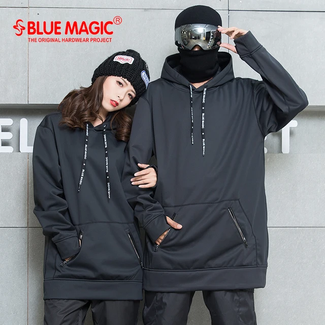 US $60.77 bluemagic snowboard Soft shell combined fabric long hoodie women men waterproof sweatshirts Wind p