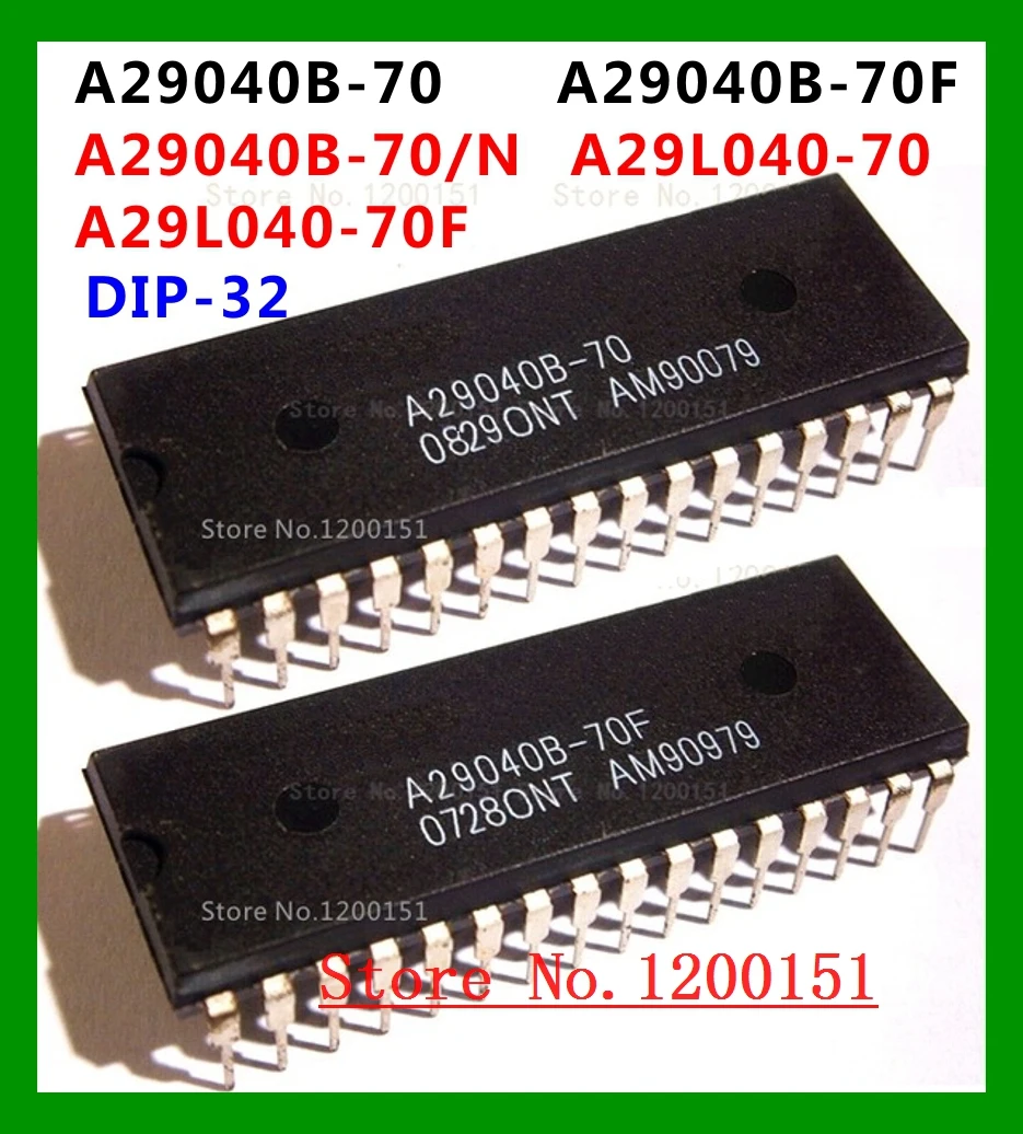 

A29040B-70 A29040B-70F A29040B-70/N A29L040-70 A29L040-70F A29040B A29040 DIP32