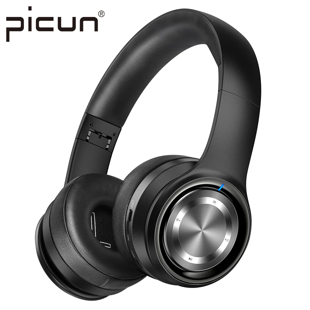 Picun P26 Bluetooth Big Headphones Hi Fi Stereo Wireless Earphone