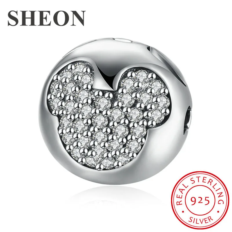 

New arrival 925 sterling silver cute Mickey charms beads fit original pandora bracelet fashion diy Jewelry making for women gift