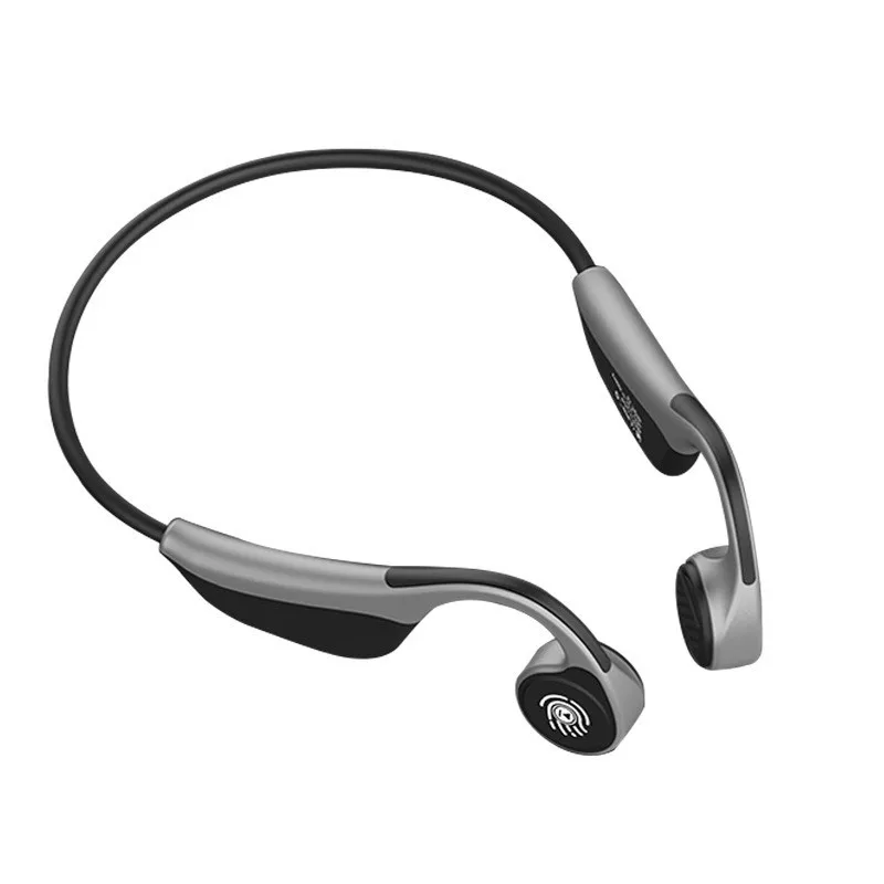 

Bluetooth 5.0 Bone Conduction Stereo HeadphonesWireless Bluetooth Earphone Sweatproof Sport Headset with Microphone V9 Handsfree