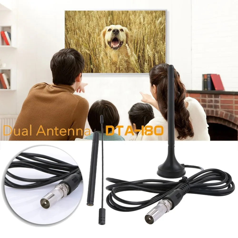 

Stand Type Plastic Digital 50 Miles Range HDTV Antenna TV Antenna Indoor Signal Receiver Aerial Booster Televison Receivers