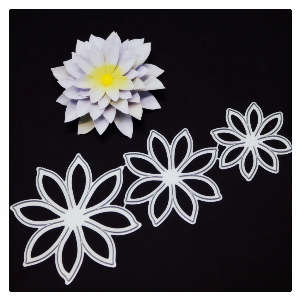 

207 Flower Scrapbook Metal Cutting Dies For Scrapbooking Stencils DIY Album Paper Cards Decoration Embossing Folder Die Cut Cuts