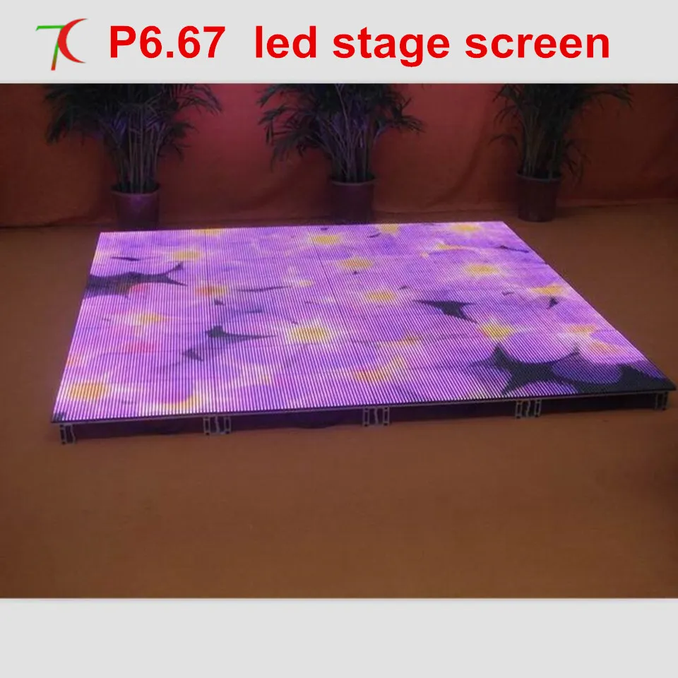 Часы p6.67 полноцветный 640*640 мм светодиодный экран для сцены для занятий танцами, горячая распродажа Танцы на заказ светодиодный Танцы пол Светодиодный дисплей Осыпи