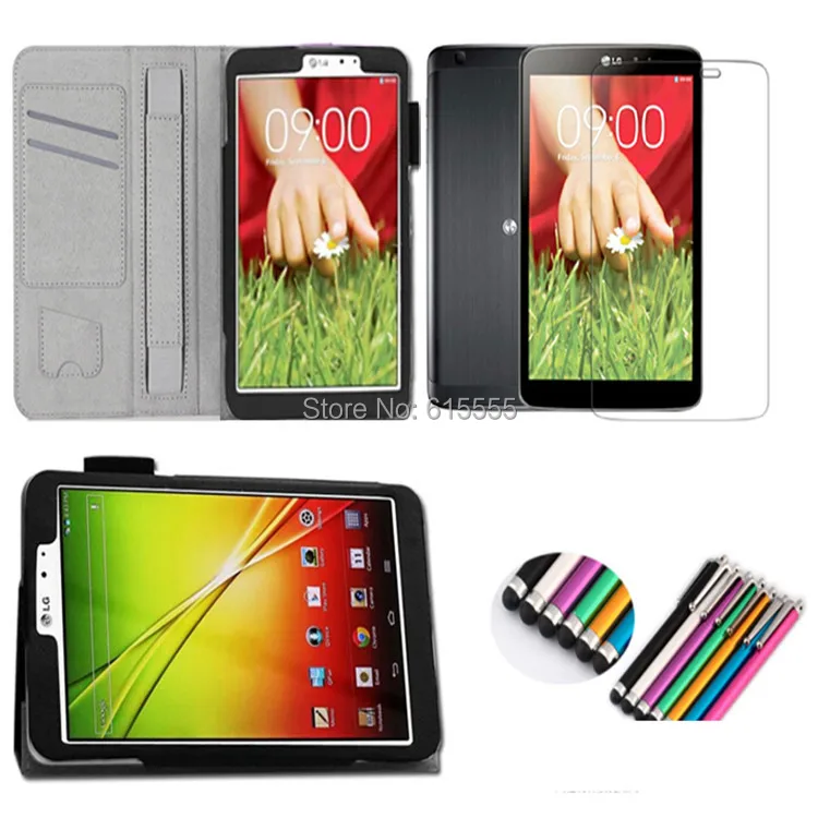 

Gligle for LG G Pad 8.3 case stand leather case for LG G Pad 8.3 V500 tablet 1000PCS/lot free shipping