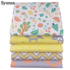 Syunss 5 шт. 40*50 см Рождественская серия Хлопок Ткань DIY шитье лоскутное детские сумки для кровати Тильда Кукла Детская Ткань Текстиль Tissus