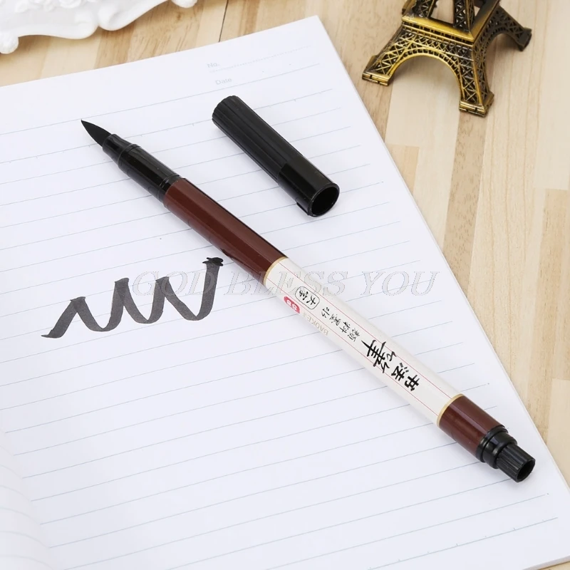 Многоразовая ручка-кисть для каллиграфии он рассчитан на китайцев изучение слов инструменты Живопись