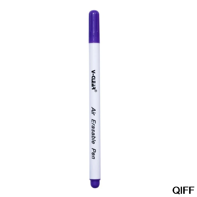 

Drop ship&Wholesale 4pcs Air Erasable Pen Water Soluble Marker Auto-Vanishing Pen For Fabric Marking DIY Sewing Crafts May06