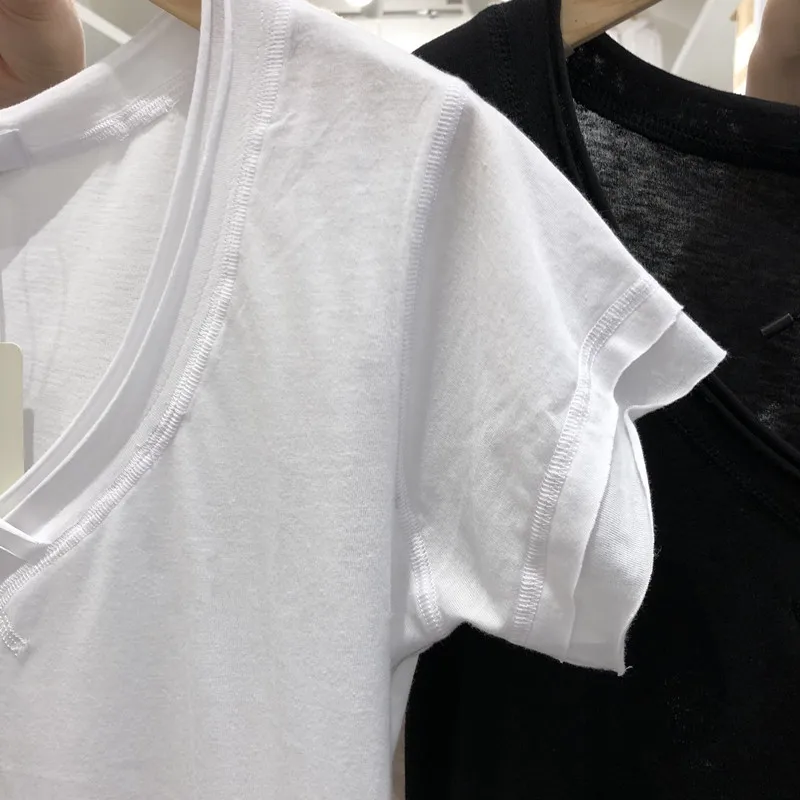 Women's-Basic-V-neck-T-Shirt-Cotton-Plain-Short-Sleeves-Summer-Tee-Shirt-Casual-Female-White-Tunic-Tops (8)