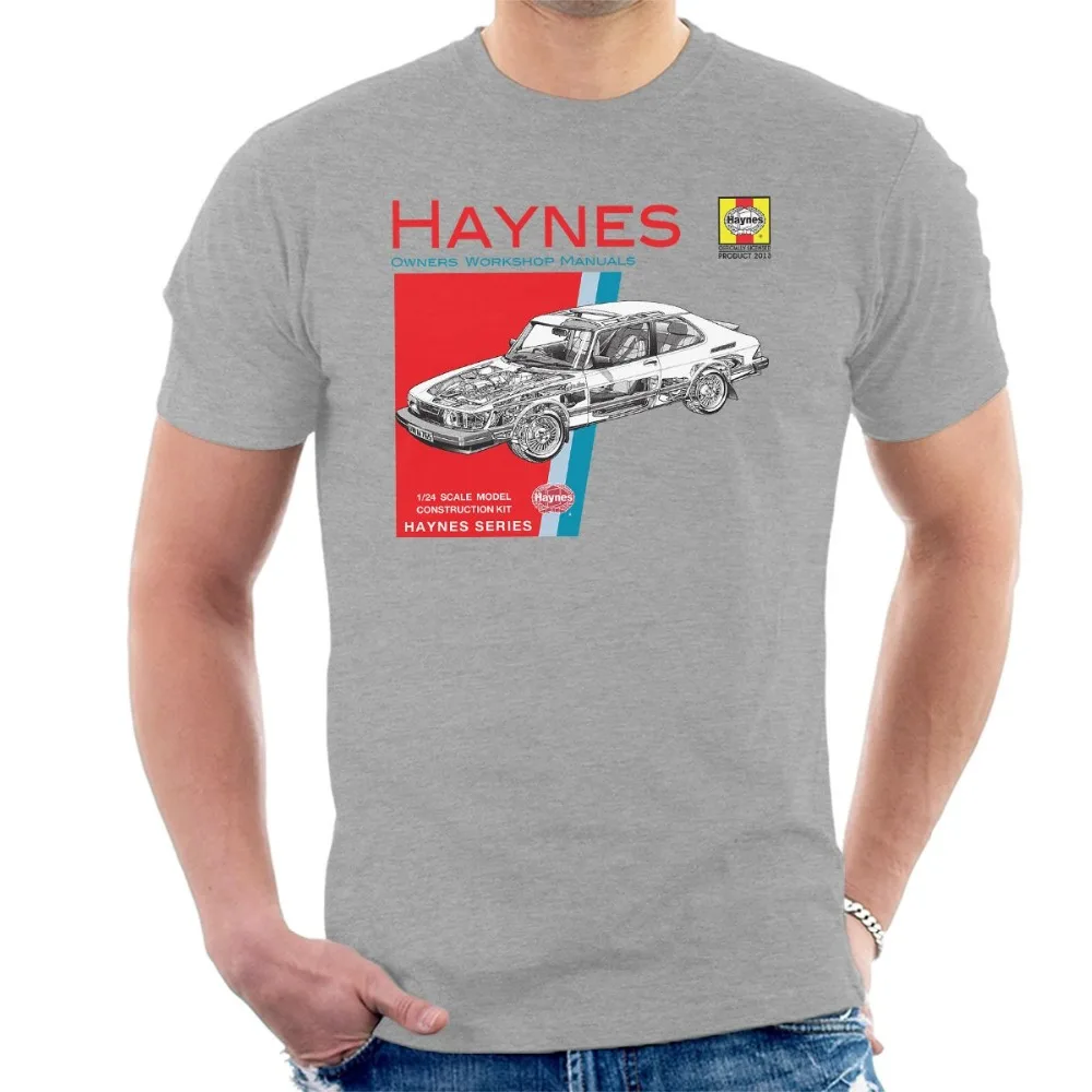 Russia Car Owers Workshop Saab 900 Turbo 2019 New Fashion Brand Abbigliamento Stampa Girocollo Uomo 3D Print T Shirt