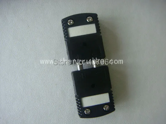 

Standard Thermocouple Connector J type Black Color Round pin Male and Female