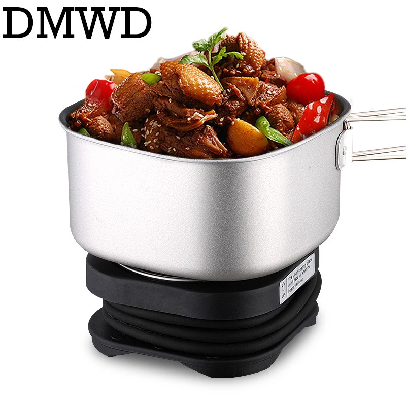 Comprar DMWD de doble voltaje de viaje olla de arroz portátil Mini estofado eléctrico olla de sopa máquina de cocina estudiante olla de vapor de alimentos 110 V 220 V