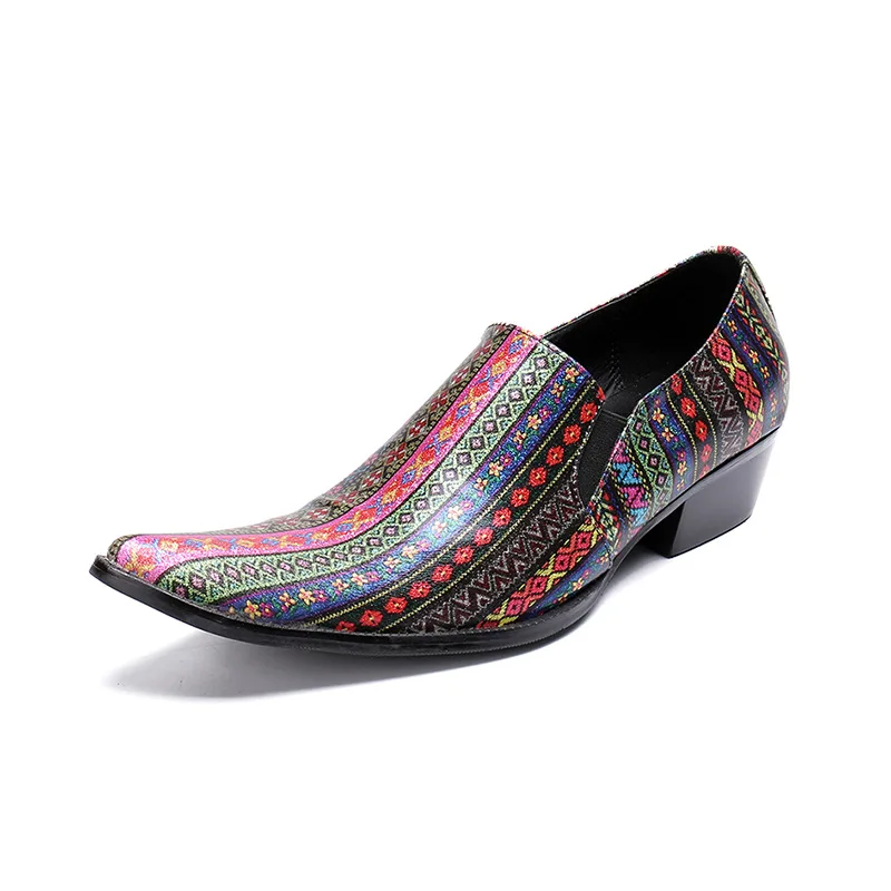 

Korean Version of the Trend Men's Red Leather Party Wedding Business England Nightclub Wind Show Shoes Boots Set Foot