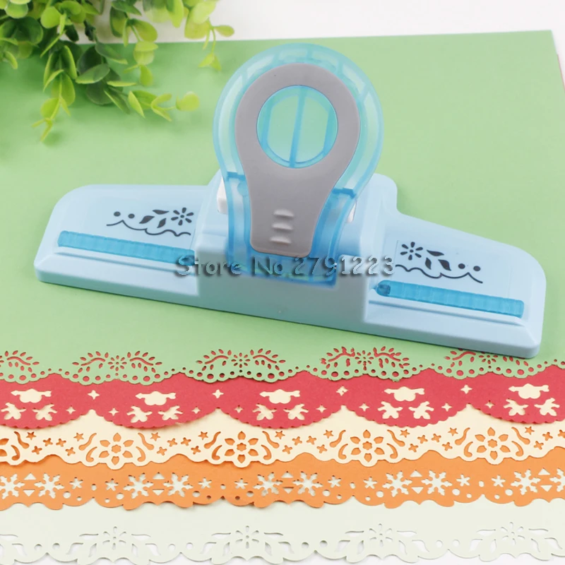 

Large Fancy border embossing punch scrapbooking handmade edge device DIY paper cutter Craft gift perforadora de papel YH30