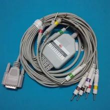 Eletrocardiograma Cardioline Ar600 4,7 k ЭКГ кабель 10 цельный кабель ЭКГ кабель din 3,0 на терминал