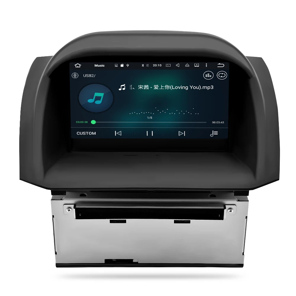 Pаспродажа 4G ram Восьмиядерный Android 9,0 автомобильный dvd плеер font b gps b font навигация Мультимедиа Стерео для Ford Fiesta 2013 2015 Авто Радио Аудио головное устройство