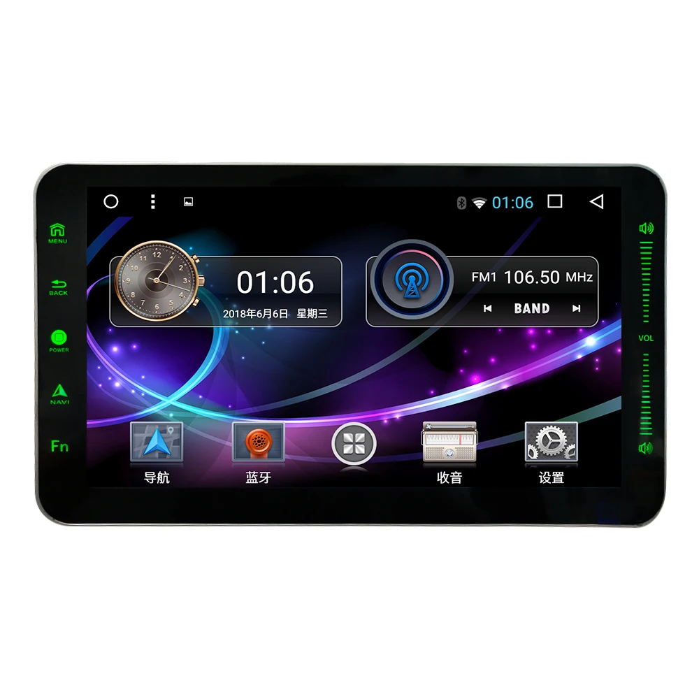 10,1 ''8'' 2G ram flaping Универсальный Android 7,1 автомобильный dvd-плеер радио gps навигация Bluetooth USB головное устройство 1024*600 большой экран