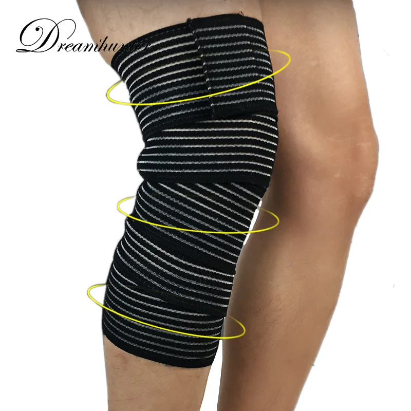 الرياضة ضمادة التفاف الأشرطة الركبة حماة كرة السلة رفع الاثقال القرفصاء الركبة هدفين العجل سلامة يدعم الساق تدفئة 7.5*180 سنتيمتر الرياضة ضمادة التفاف الأشرطة الركبة حماة كرة السلة رفع الاثقال القرفصاء الركبة هدفين العجل سلامة يدعم الساق تدفئة 7.5*180 سنتيمتر