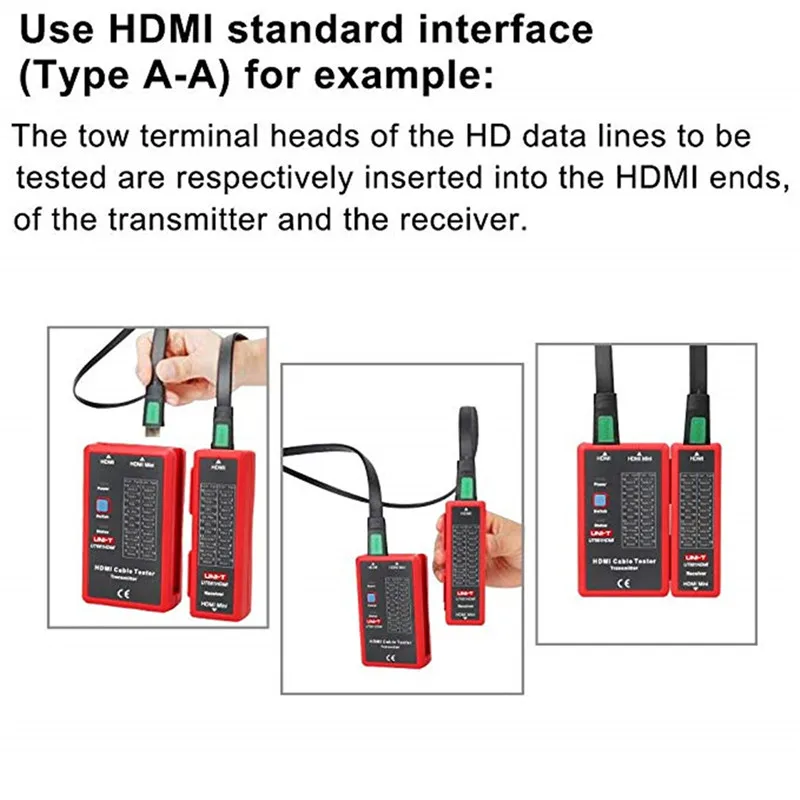 UT681HDMI Кабельный тестер/Сеть телефонной линии HD UNI T метр для анализа измерения