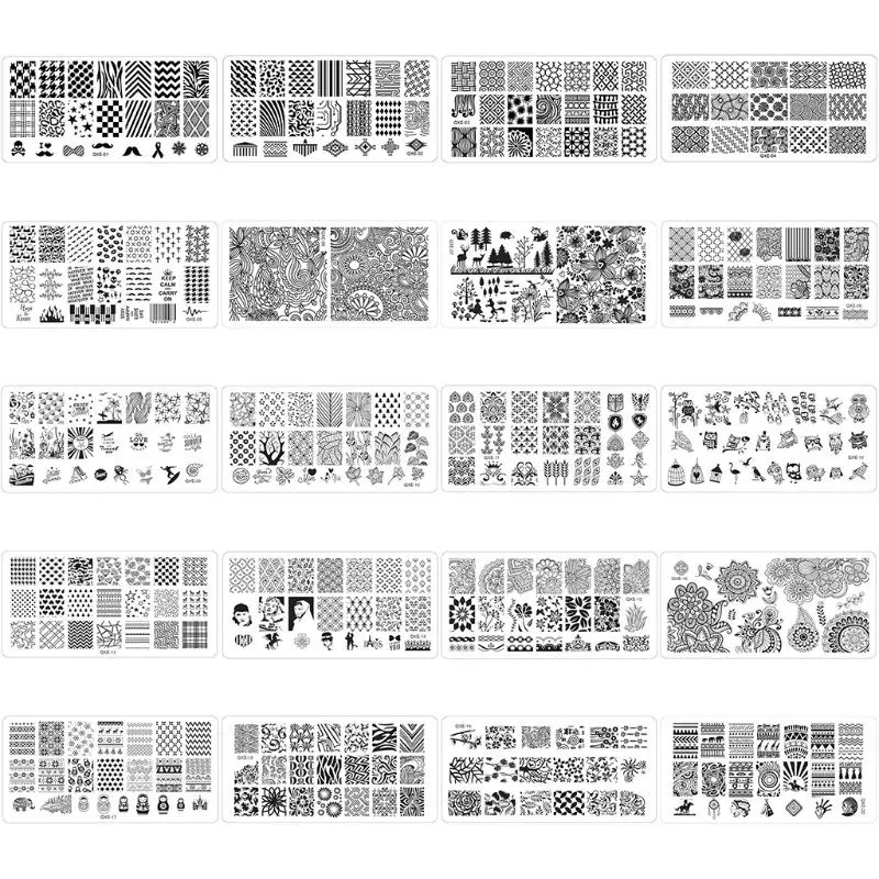 

Nail Stamping Image Plate Template Nails Art Manicure Stencil Tool