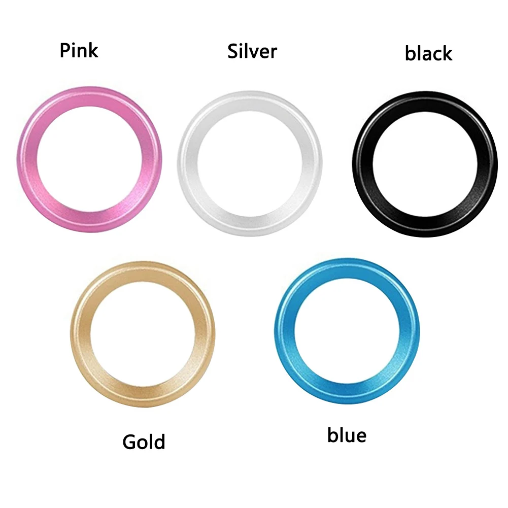 Circle Metal Lens Film Protector Case Cover Phone Camera Guard Ring Bumper for iphone 6 6S 7 8 Plus lens Protection Ring P15
