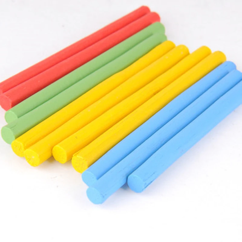 Montessori Wooden Number Math Game Sticks Educational Toy Puzzle Teaching Aids Set Materials joh