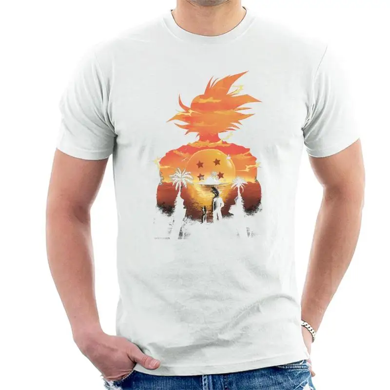 2018 Dragon Ball Z Namek Sunset Men's T-Shirt | Мужская одежда