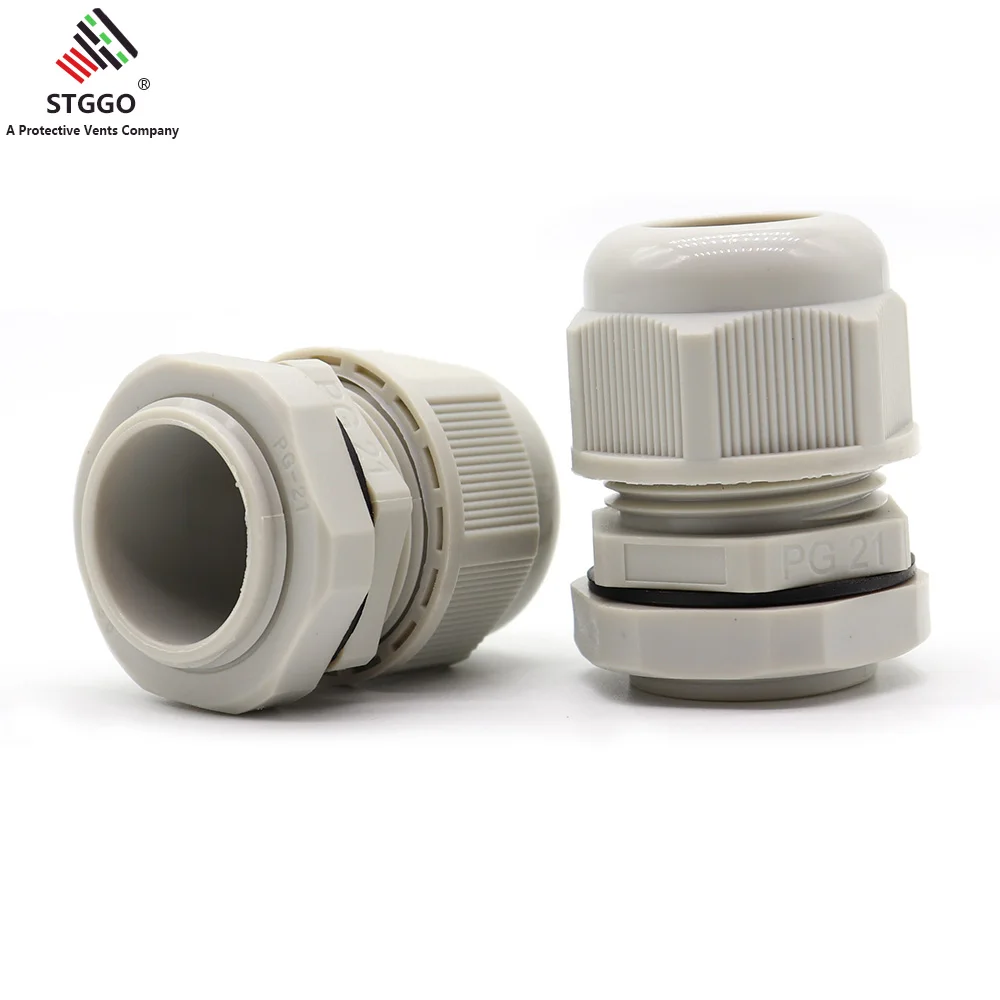 Пластиковая Зажимная гайка дышащая PG21 винтовое отверстие