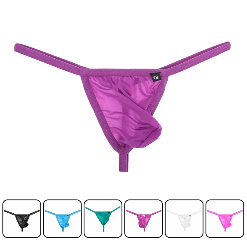 

sissy Bikini men Thong Underwear Ultra Thin Bulge Exotic Thongs Male Hipster Bikini jockstrap 2019 Novelty Sexy Mens G String
