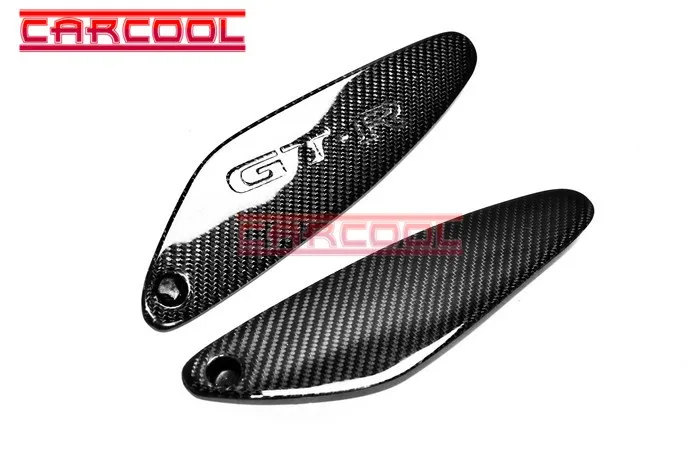 EPR-Car-Styling-Carbon-Fiber-Rear-Spoiler-GTR-Logo-End-Cap-With-Letters-For-NISSAN-Skyline