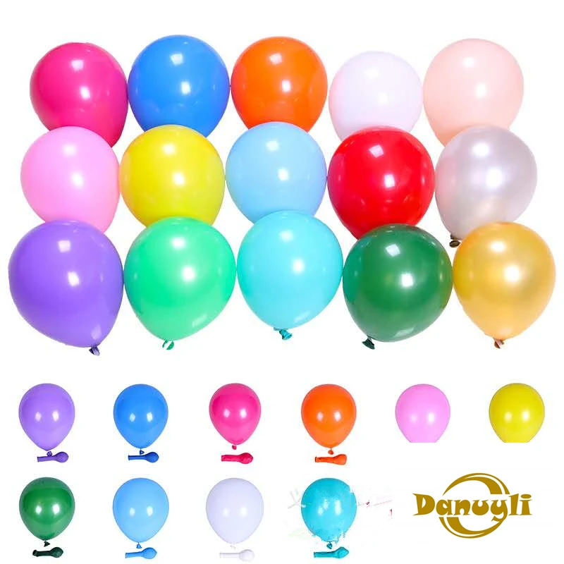 

50PCS 5inch 1.2g Air balloons Inflatable Wedding Birthday Party Decoration Kid Baloons Birthday Float Balloon latex round ball