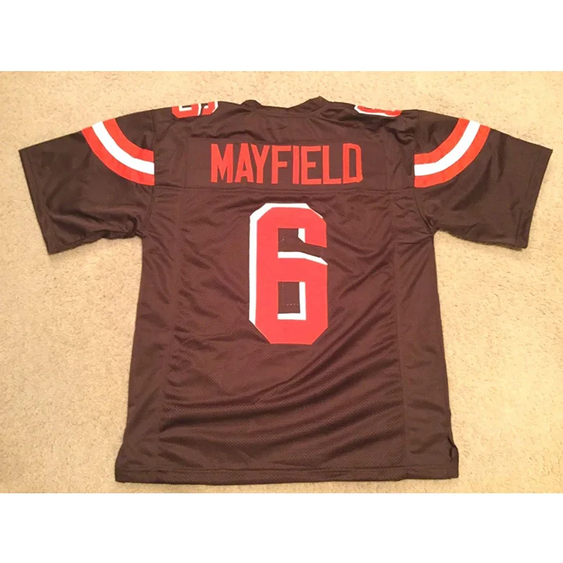 

Mens Baker Mayfield Stitched Name&Number Throwback Football Jerseys [UNSIGNED NO LOGOS OR EMBLEMS]