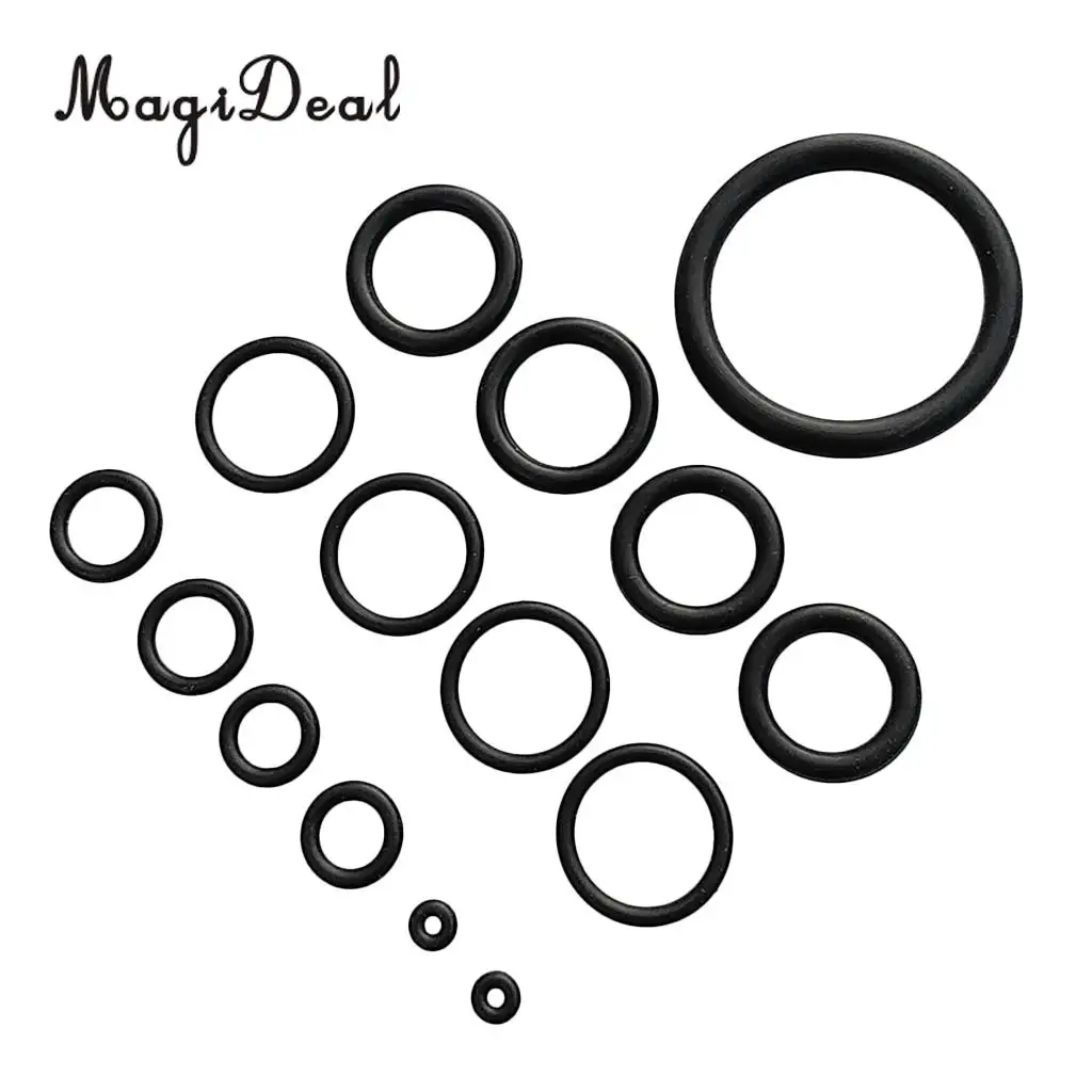 MagiDeal 15Pcs Diver BCD Hose Tank O-Ring for Scuba Diving Snorkeling Gear Equipment