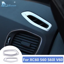 Klimaanlage Vent Outlet Rahmen für Volvo S60 S60l XC60 V60 Zubehör 2012 2013 2014 2015 2016 2017 Aufkleber Innen trim