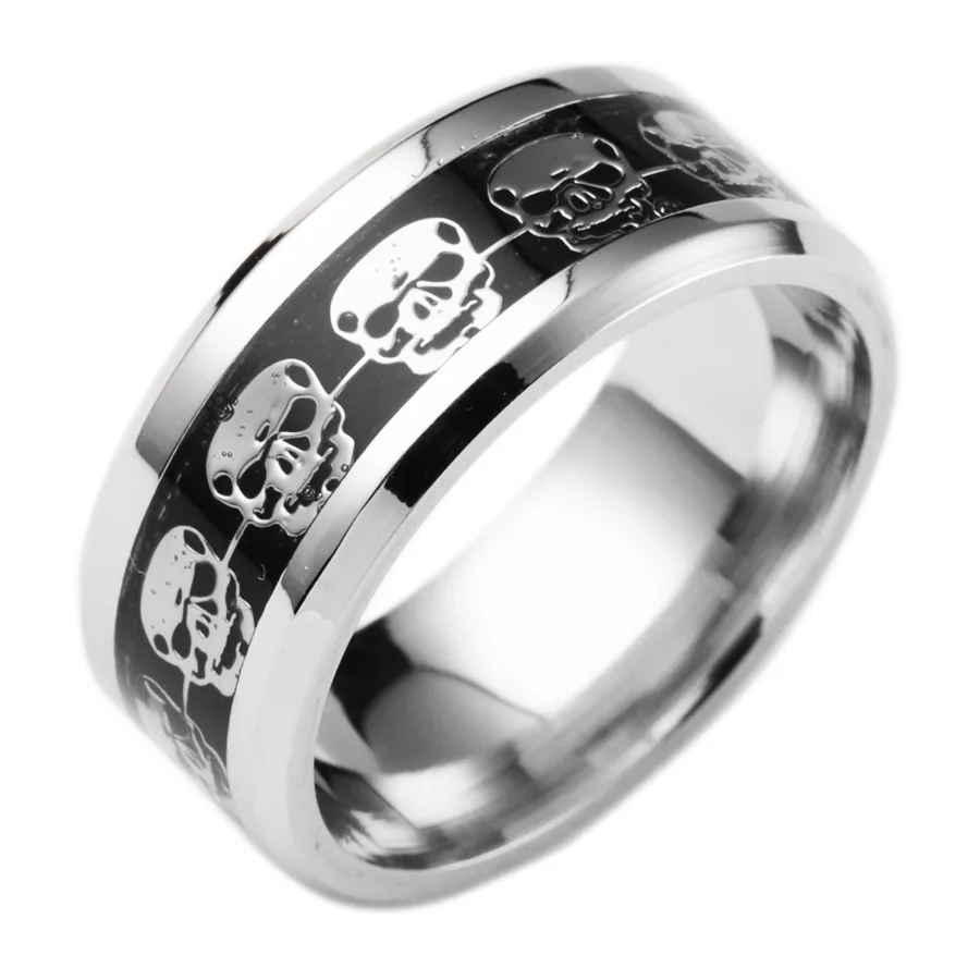 retro style steel men ring men titanium steel jewelry accessories silver skull wedding rings for women - Skull Wedding Rings For Men retro style steel men ring men titanium steel jewelry accessories silver skull wedding rings for women - Skull Wedding Rings For Men