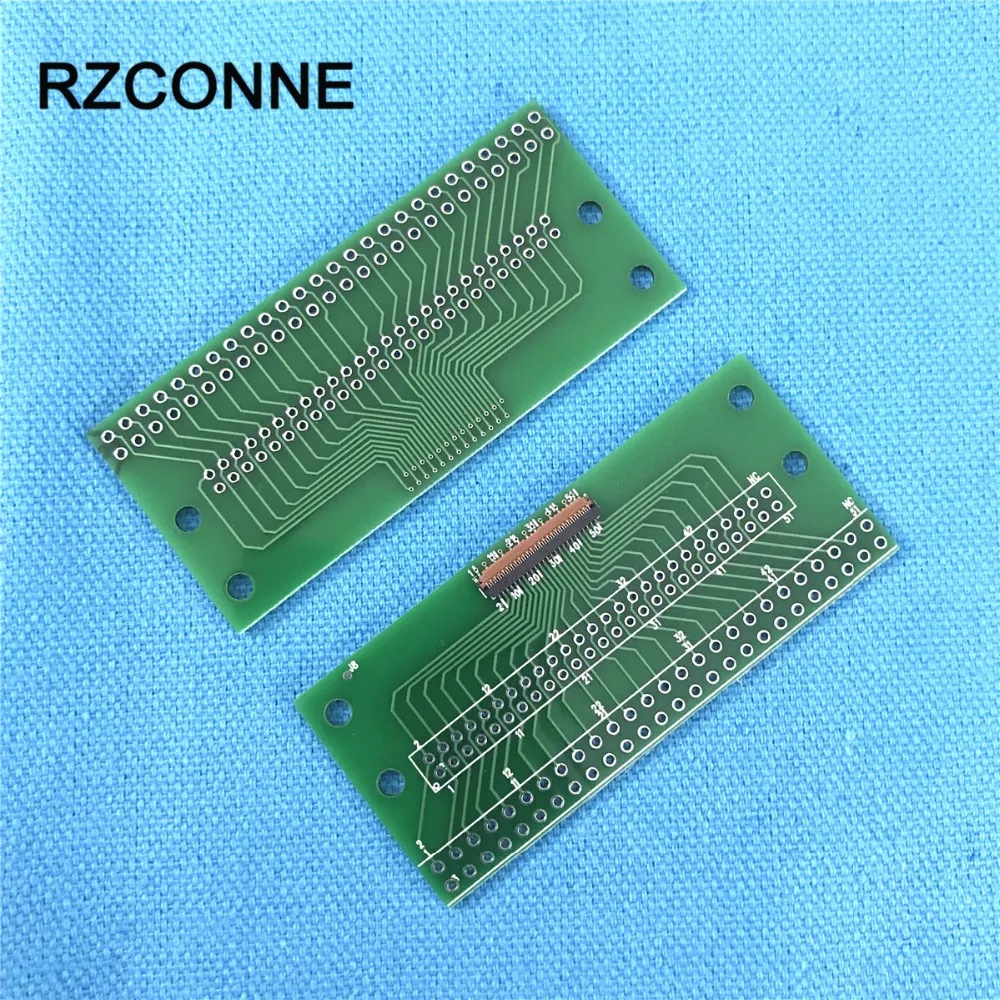 2 шт. 51Pin разъем адаптера ZIF 0 3 мм Шаг до 54 кабель DIP FPC LVDs MIPI адаптер тестовая плата|zif