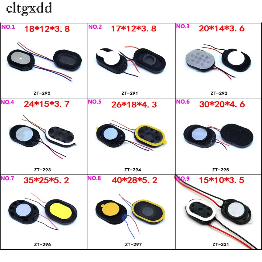 Cltgxdd круглый громкоговоритель, гудок, звонок, замена динамика для сотового телефона с двумя линиями