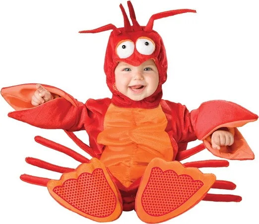 Christmas Xmas New born Baby cosplay costume halloween lobster costume baby boys animal romper toddler jumpsuits