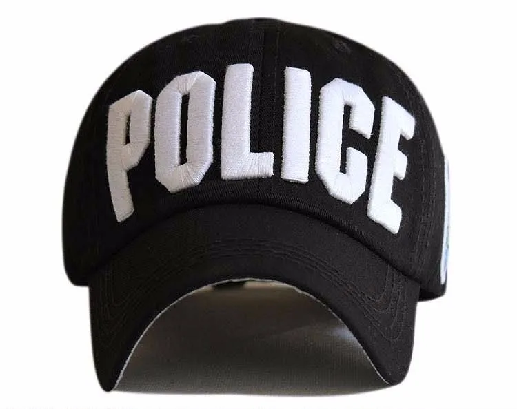 2 стиля вышивка "Полиция" "FBI" Письмо бейсбольная Кепка snapback головные уборы для мужчин и женщин, Кости snapback casquettes