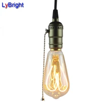 Уникальный ретро Спираль накаливания ST64 любовь 4 Вт затемнения светодиодные лампы AC 220 В edison Глобусы лампы для дома бар магазин E27 свет