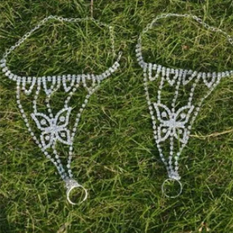 PINKSEE/пляжные сандалии для невесты, украшенные кристаллами, с открытым носком; браслет на щиколотке; женские модные украшения на лодыжке