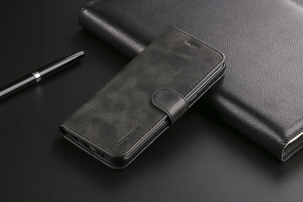 Роскошный кожаный чехол-книжка для samsung Galaxy S7 S6 Edge S8 S9 S10 Plus, чехол-бумажник для телефона samsung Note 8 Note 9 S10 Lite, чехол