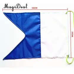 50x35cm Dive Boat Flag Alpha Flag Scuba Diving Spearfishing Diver Sign Banner with Metal Grommets Accessories Water Sports
