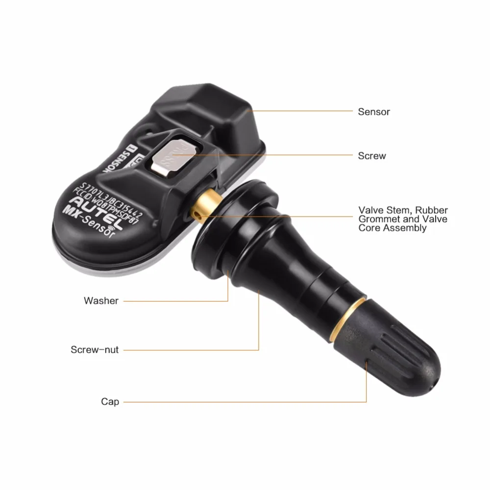 AUTEL 2 in 1 MX-Sensor 315MHz & 433MHz Universal Programmer Rubber Valves Tire Pressure Cloneable Monitoring Vacuum Tester TPMS AUTEL 2 in 1 MX-Sensor 315MHz & 433MHz Universal Programmer Rubber Valves Tire Pressure Cloneable Monitoring Vacuum Tester TPMS