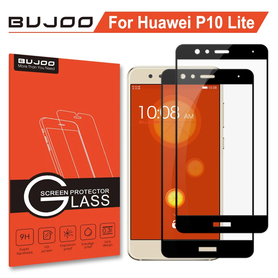 2 упаковки 100% оригинальный защитный экран BUJOO Real 2.5D 0 3 мм 9H с полным покрытием